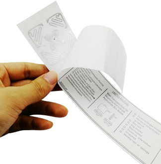 RFID UHF Impinj H47 Airline Luggage Stickers Label Tag / Luggage Identification Stickers