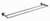 51448 towel shelf bathroom accessory brass chrome finish towel bar paper holder soap dish