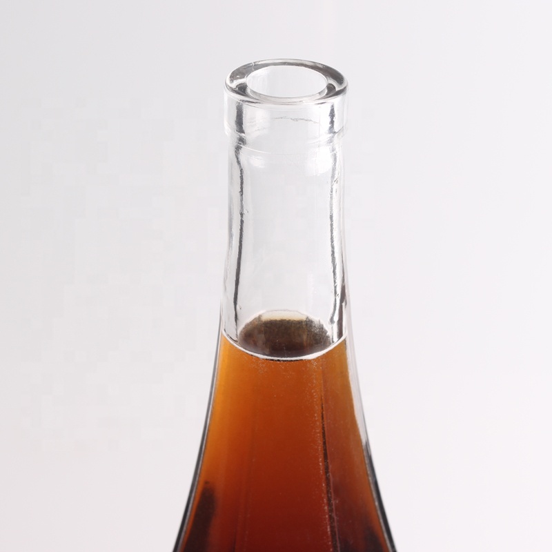 Transparent 750ml Flint Glass Empty Liquor Rum Gin Spirits Vodka Tequila Bottles with Cork