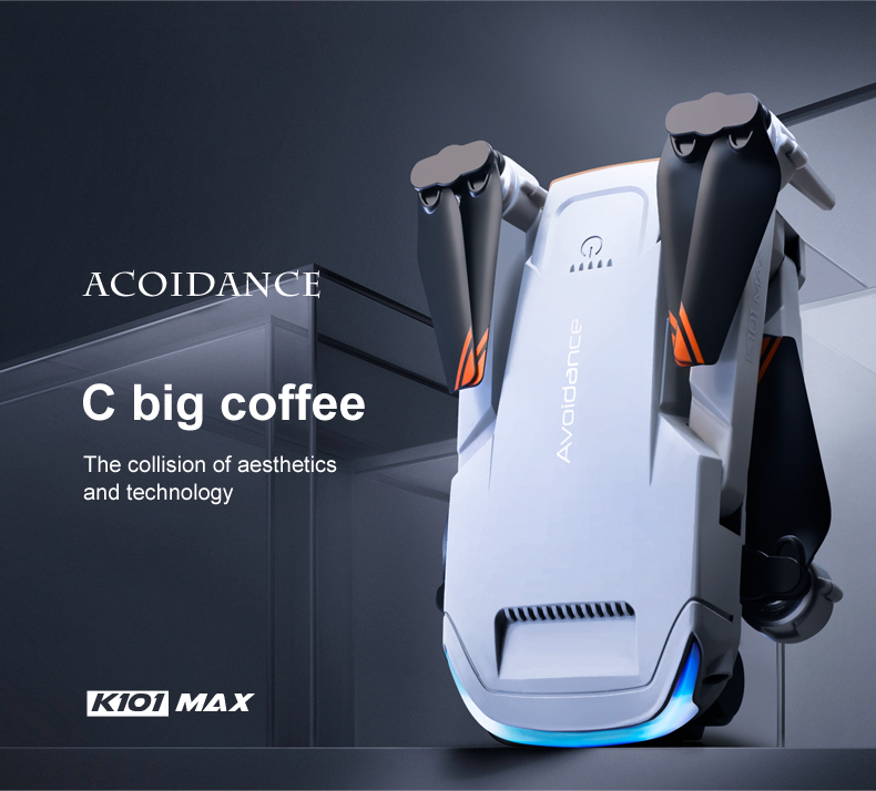 Long Distance Gps Drone Wifi Obstacle Avoidance Drone Toys For Kids Charging time 1 hour K101 Max Drone With Camera 4k