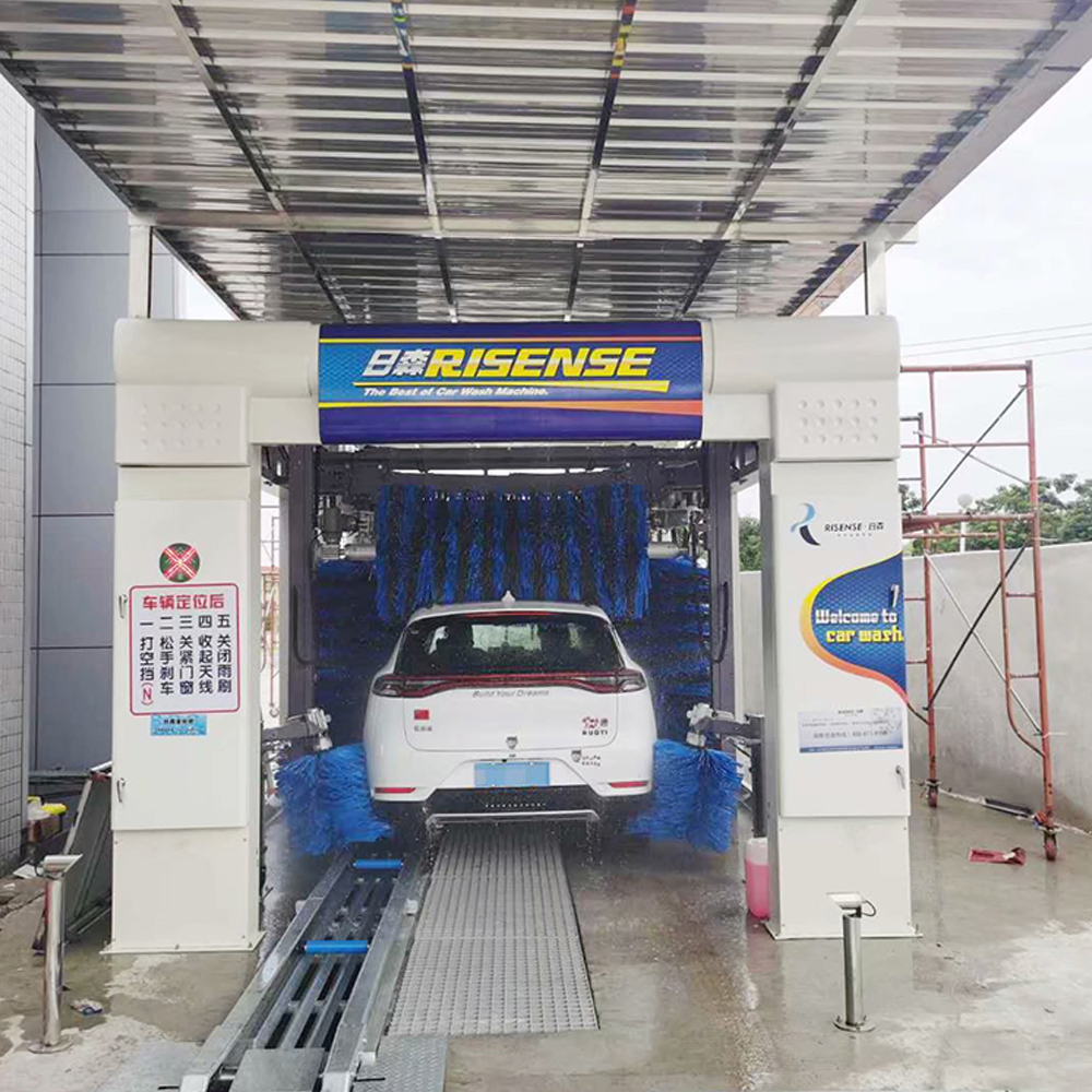 5300x2200x2100mm Fully Automatic Tunnel Car Wash Machine System