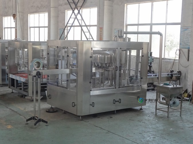 Silvery White Automaitc Water Bottle Filling Machine SUS304 Material
