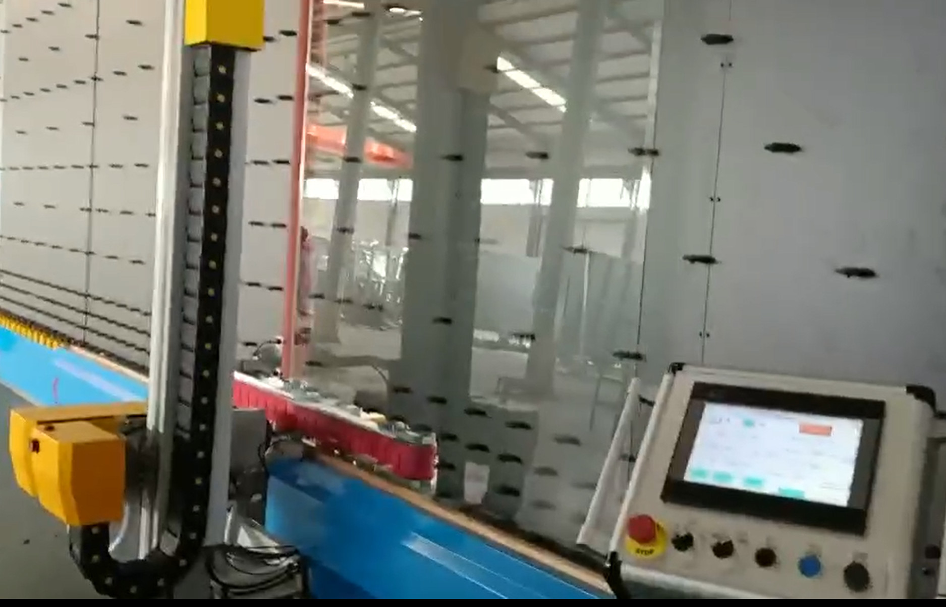 PLC Control Glass Edge Grinding Machine