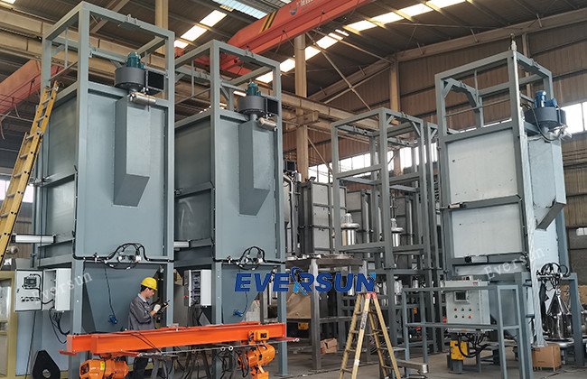 Heavy Duty Big Bag Handling Equipment Jumbo Bag Unloader For Bulk Powder Material