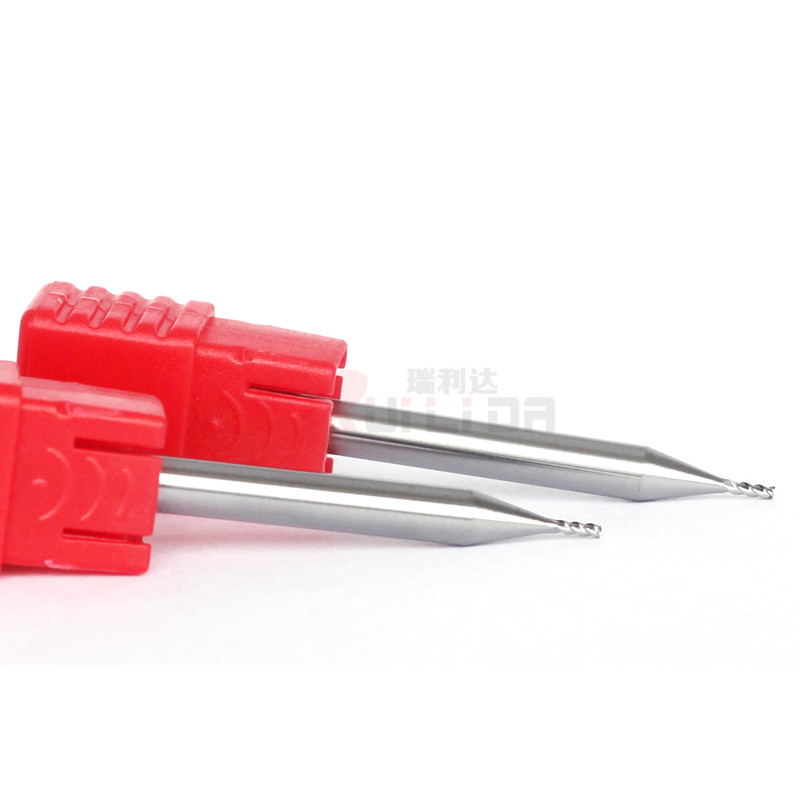 40 Degree Helix Solid Carbide Square End Mill Bits For Aluminum 1mm For Finishing