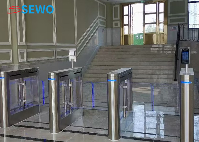 Fully Automatic Pedestrian Turnstile Gate Access Control For Residential Apartment