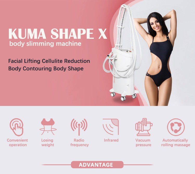 700-2500nm Anti Cellulite Massager Machine Kumashape X Vacuum Cavitation System