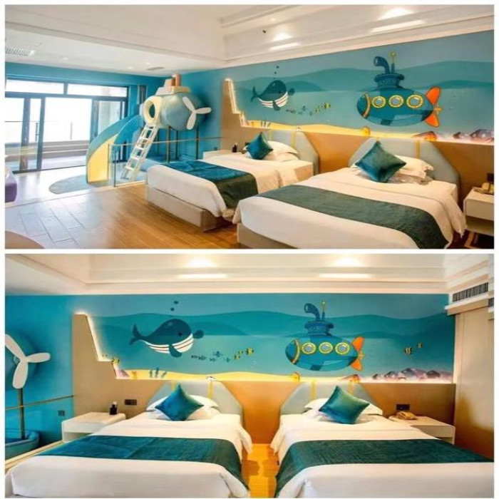 Family Rooms Entertainment Friendly Hotel Slide for Entertainment and Kids Club