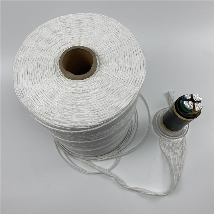 Twisted White 4000 Tex 6000 Tex 8000 Tex PP Filler Yarn For Cable And Wire