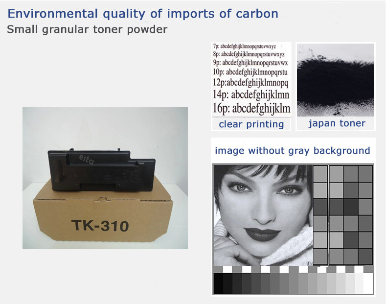 Mita FS 3900DN Kyocera Toner Cartridges TK310 Black Toner Kit Yield 12000