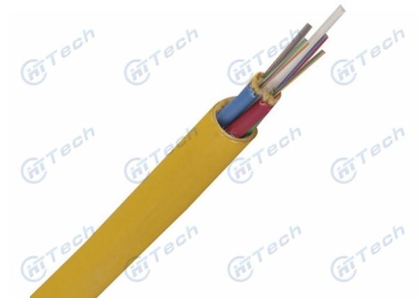 Indoor Fiber Optic Cable 12-144 Cores Sub Grouping Tight Buffer With Outer