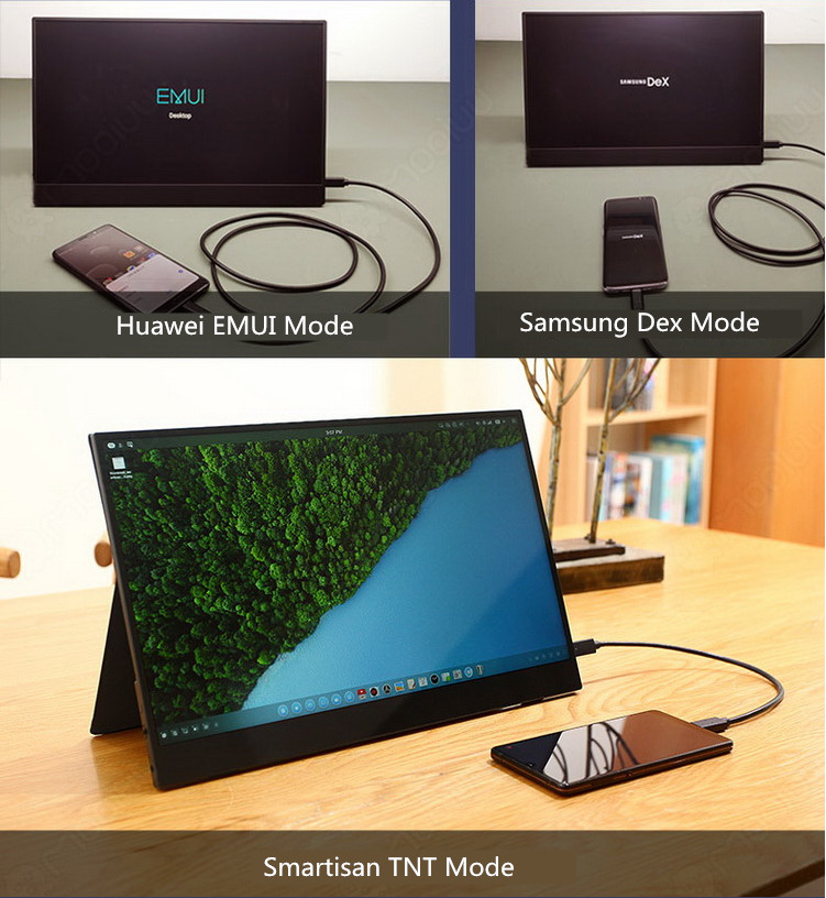 15.6 Inch 1080P USB-C HDR LCD Touchscreen Monitor Dual Premium Speakers Smart Cover External Display Compatibility Portable