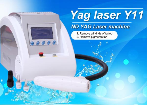 Portble Q Switch ND YAG Laser Tattoo Removal Equipment 1064nm / 532nm / 1320nm