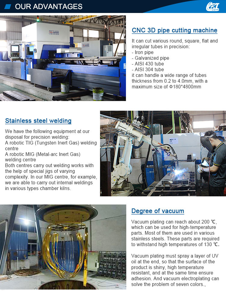 Stainless Steel Square Tube Table Frame Welding Polishing Plating