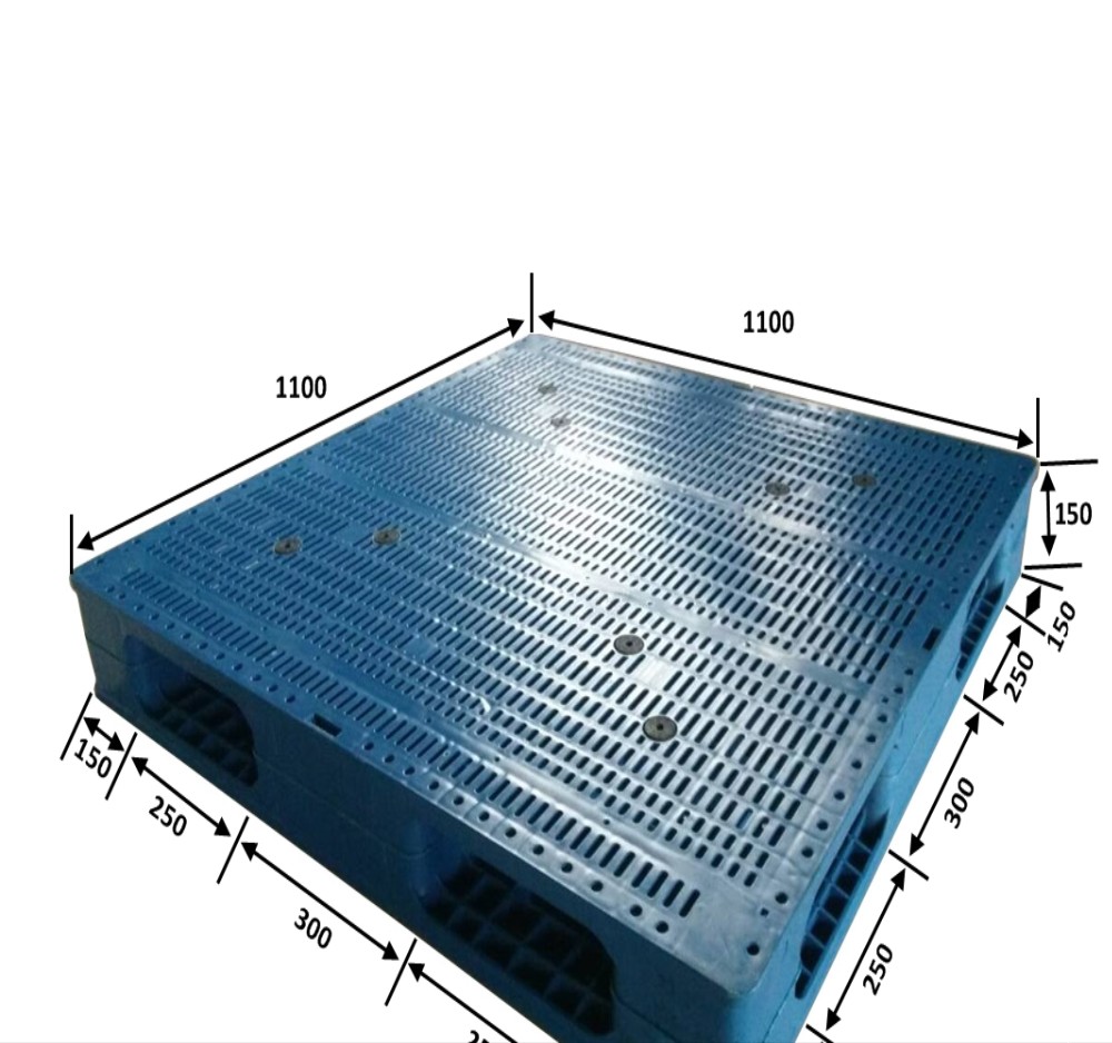 Anti slip durable racking plastic pallet