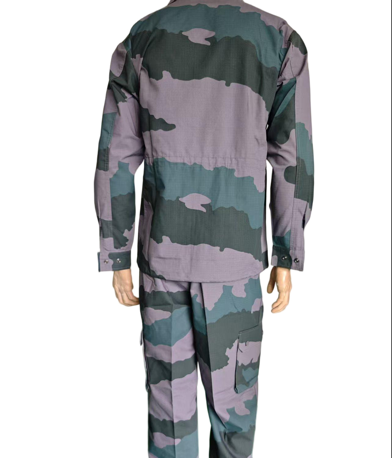 Breathable and Abrasion Resistant French Military Uniform Set in Stealth Purple F1 Combat System for Comfort and Protection