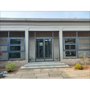 Craft Recyclable Material Folding Window Utilizing Upcycled Components for