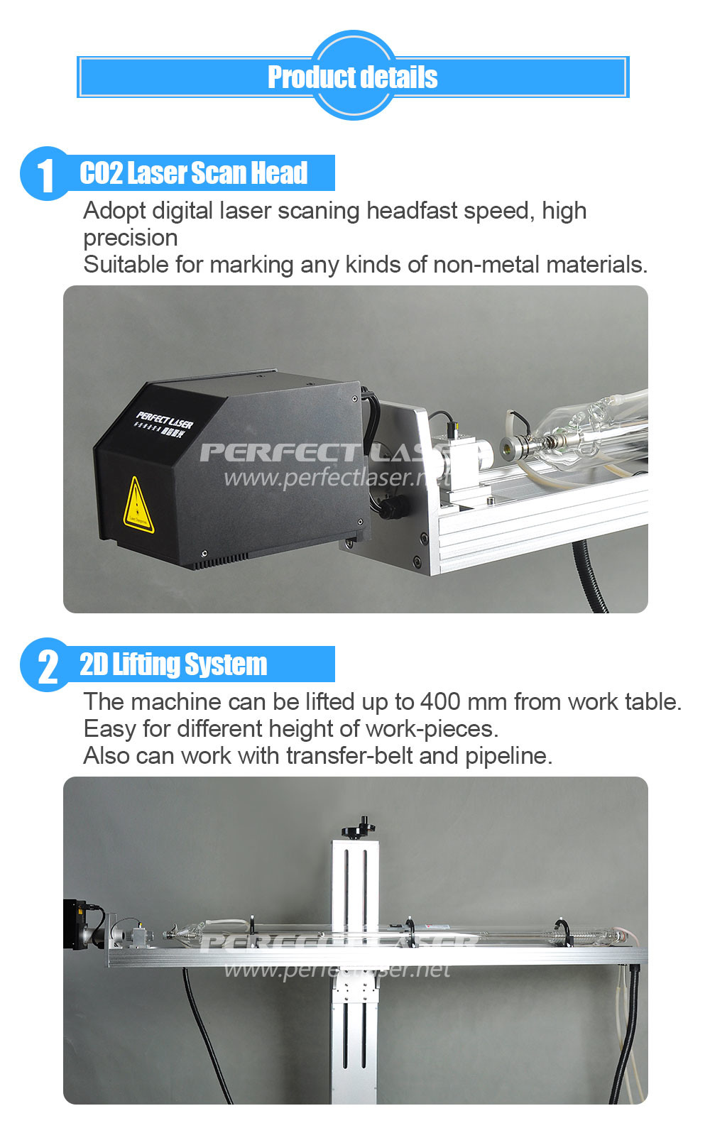 Automatic Water Cooling Laser Marking Equipment 380V/50HZ For Plastic Bottle