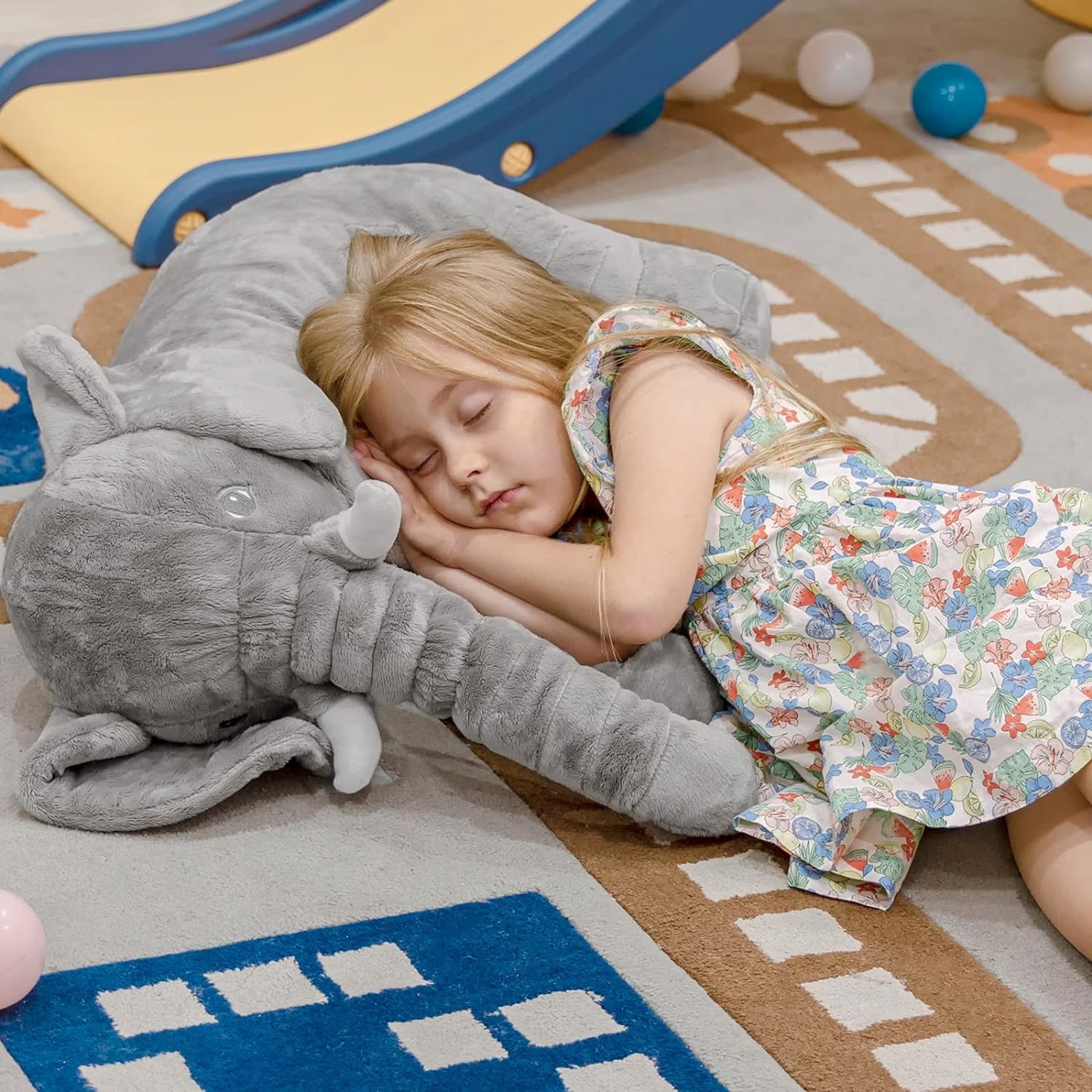 Stuffed Elephant Plush Animal Toy 24 INCH