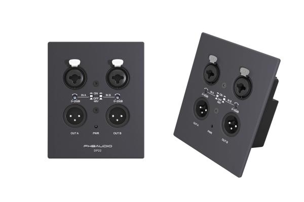 Quality Phantom Power Switch Network Audio Transmitter CAT5 2CH Dante Audio for sale