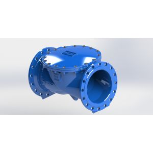 Automatic Rubber Disc Swing Flex Check Valve Sewage System Applicative