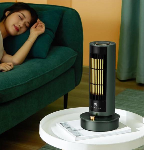Waterproof IP44 Portable Electric Fan Heater Customizable Standing Oscillating