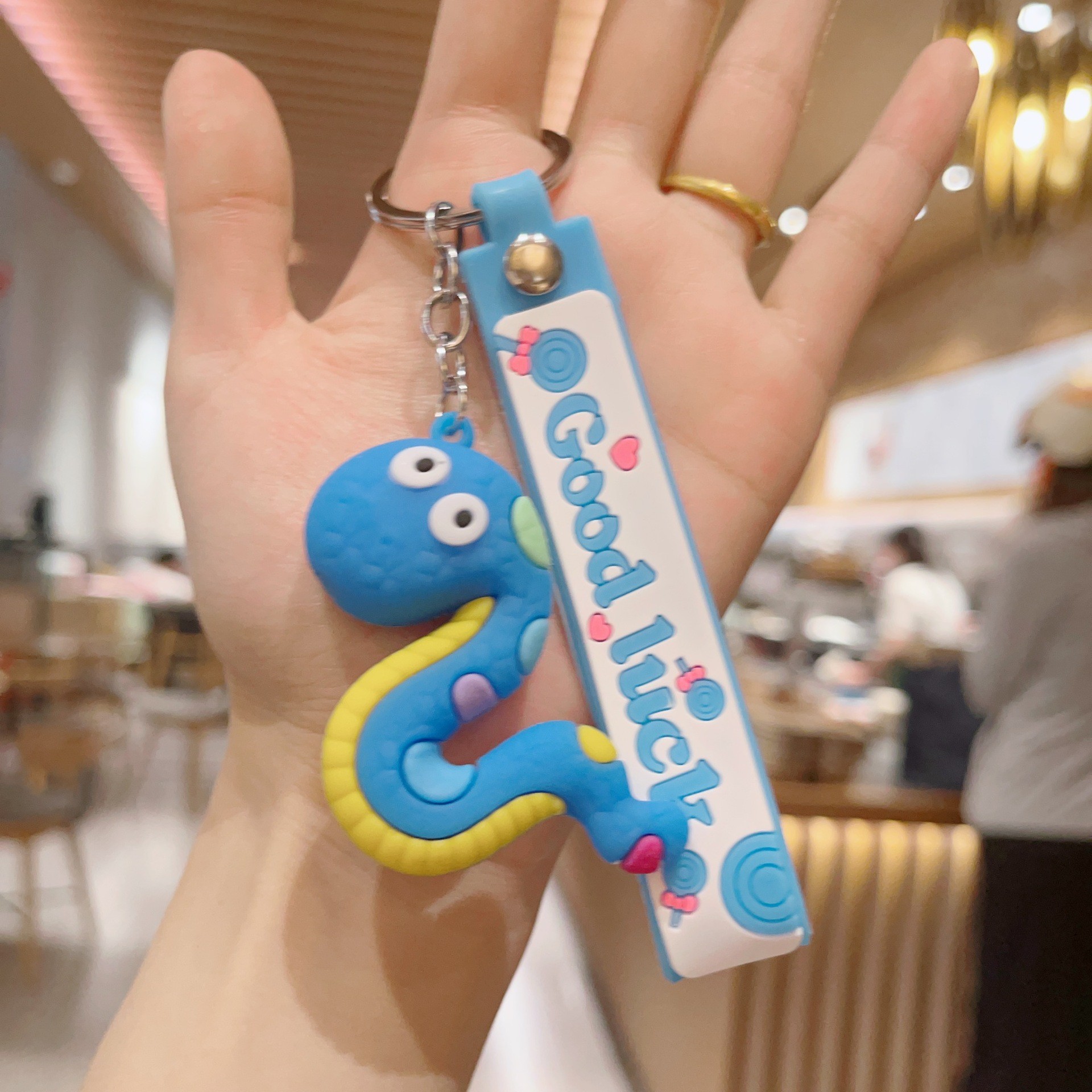 Adorable Cartoon Silicone Keychain Cute Kawaii Anime Cool Keychains For Backpacks Space Keychain Christmas Birthday Gift