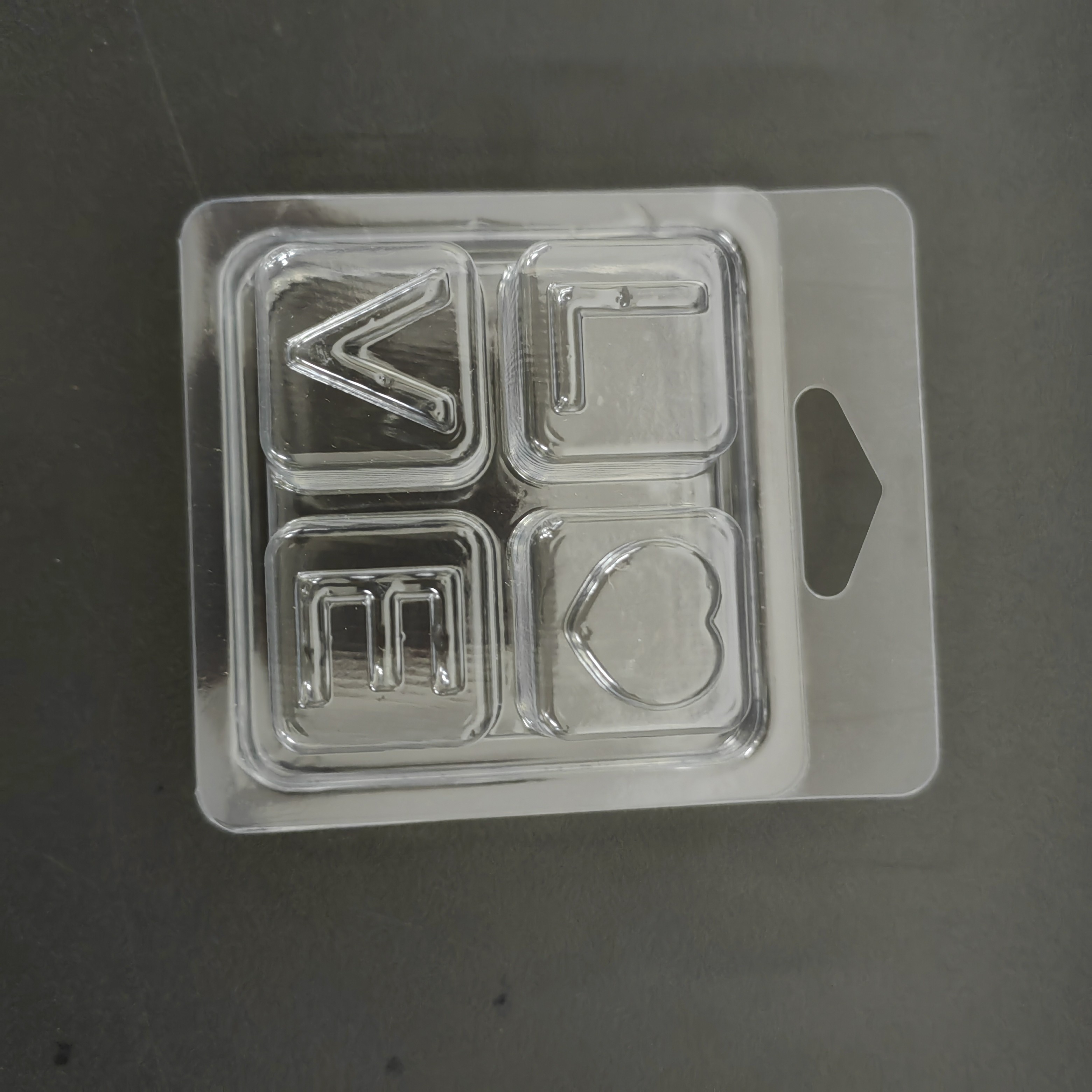 Different Shape Wax Clamshell Packaging Clear Blister Wax Melt Clamshells Packaging