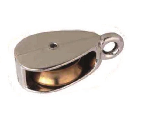 Zinc Alloy Single Wheel Fixed Pulley 1'' 1/2''