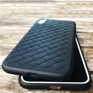 Soft Tpu Iphone 11 Phone Case X Weave Pattern Cover For Apple Mobile Phone