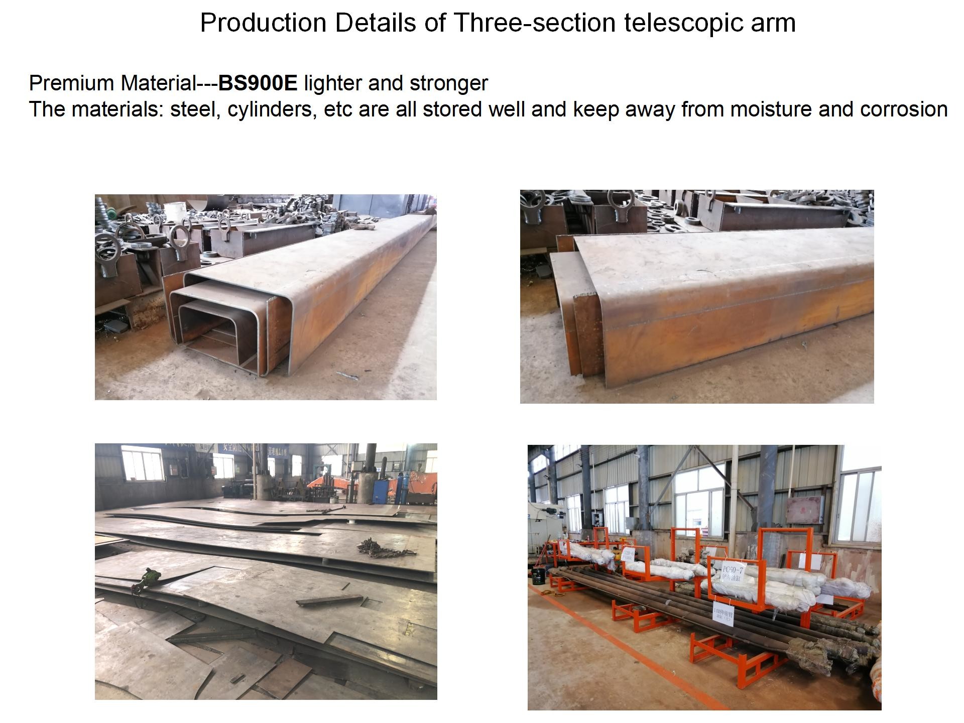 Clamshell Telescopic Arm With Clamshell Bucket Grapple Digging House Foundation