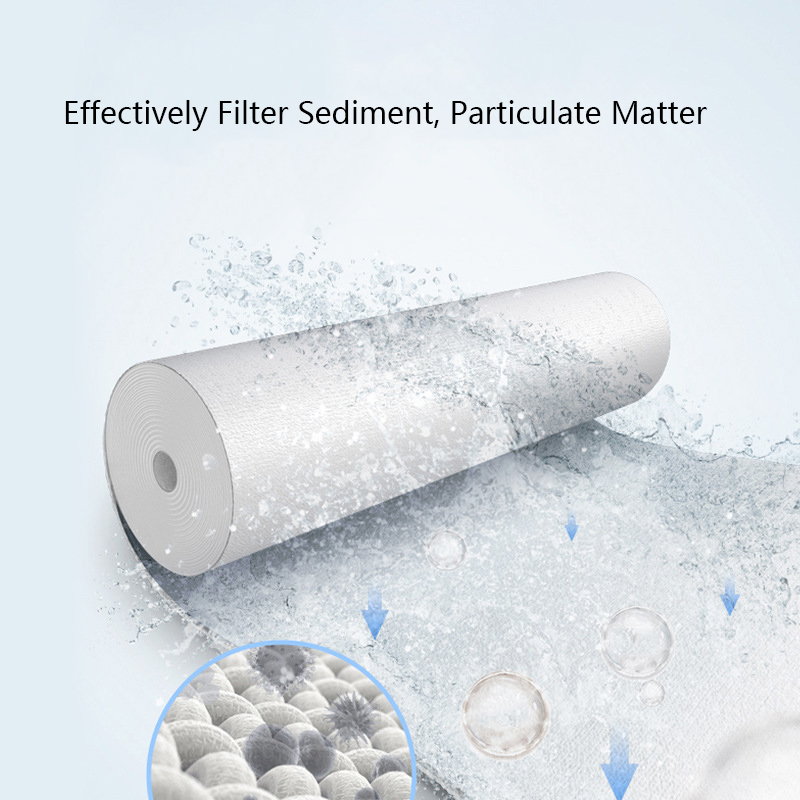 Hydrophobic PTFE Membrane Filtering Impurities 10 Inch Water Pump Filter Cartridges