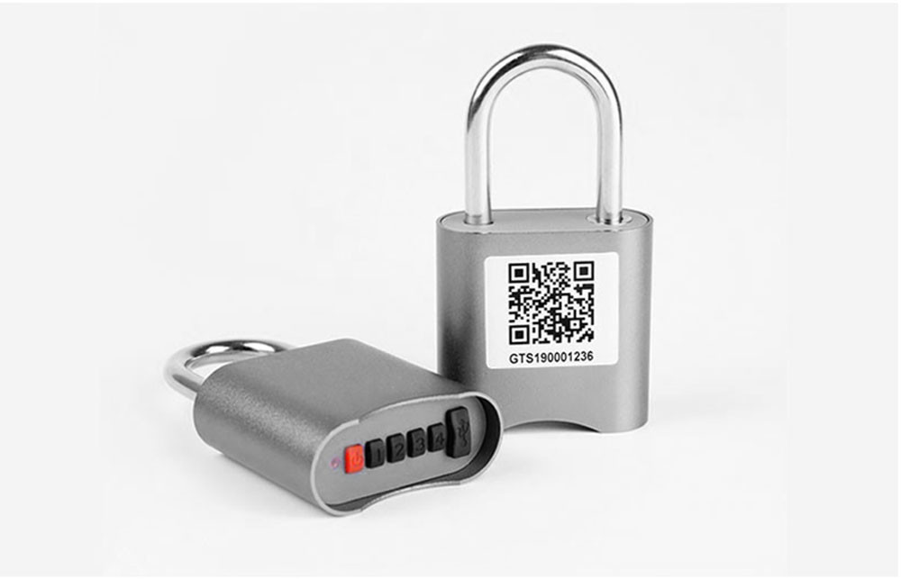 Smart Security Code Door Lock / Digital Password Button Bluetooth Control Multifunction Padlock