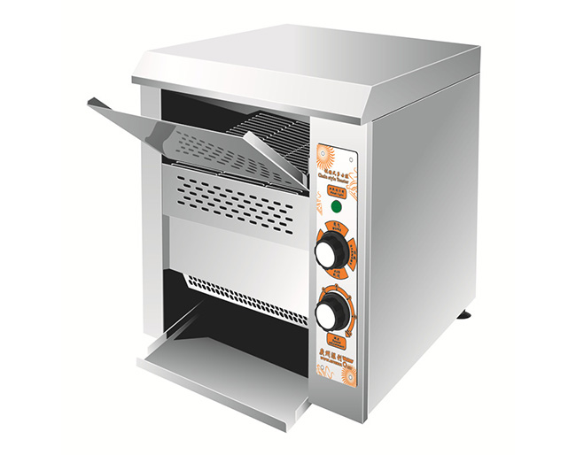Durable Bakery Processing Equipment Electric Conveyor Toaster Chain Style
