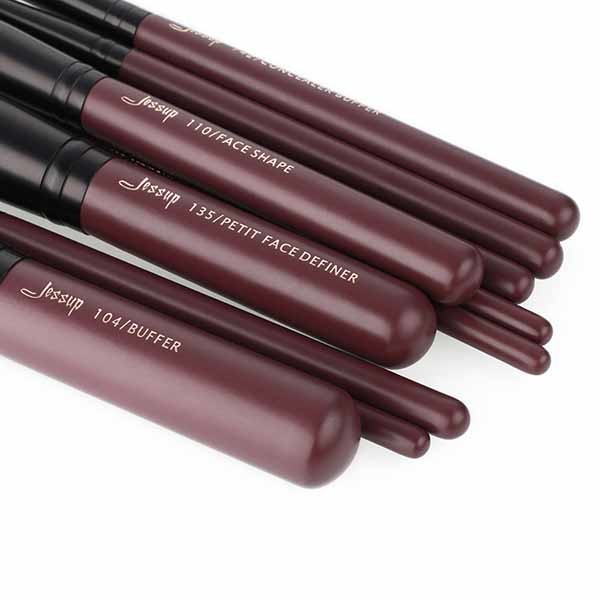 Plum Queen Basic Makeup Brushes Set Waterproof Eco Friendly Makeup Brushes