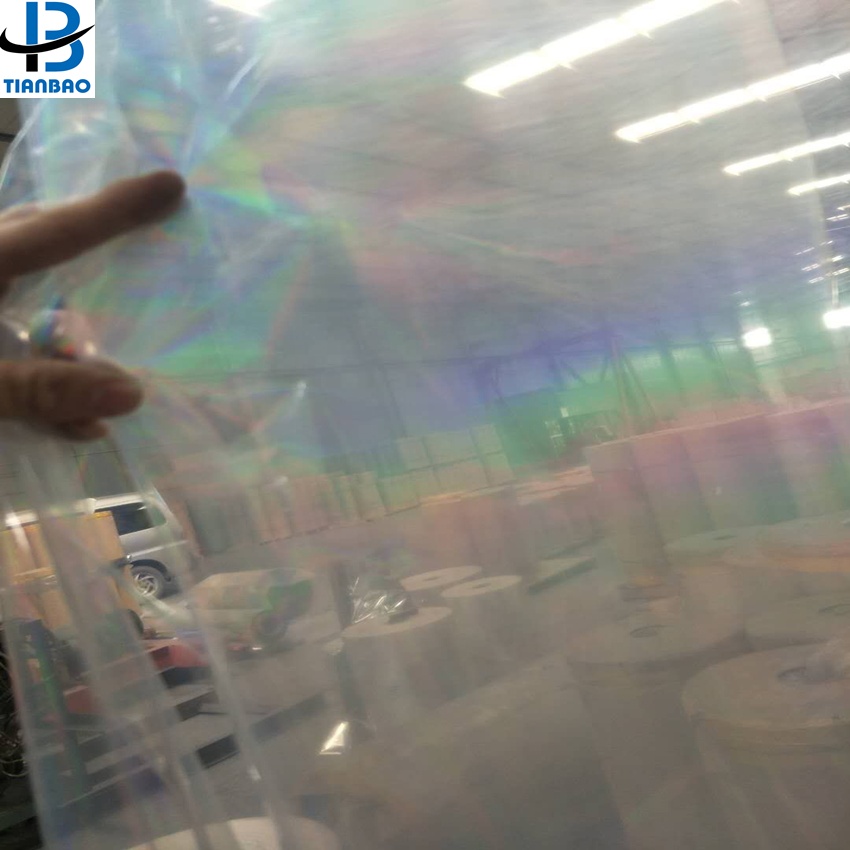 Soft PET Film Transparent Holographic Cold Lamination Film for Professional Finishing