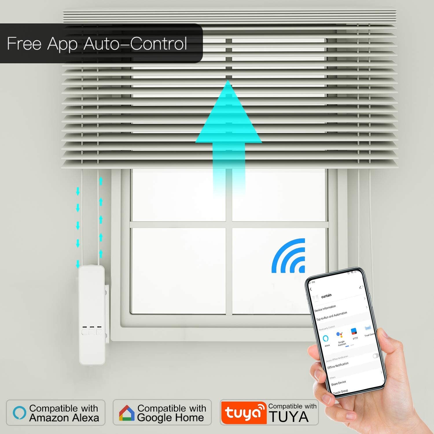 DIY Tracks Tuya Wifi Blind Motor Alexa Google Home Control
