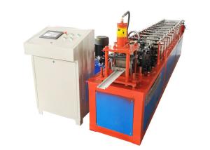 China Easy Operate Roller Shutter Door Roll Forming Machine With Hydraulic Cutting System on sale