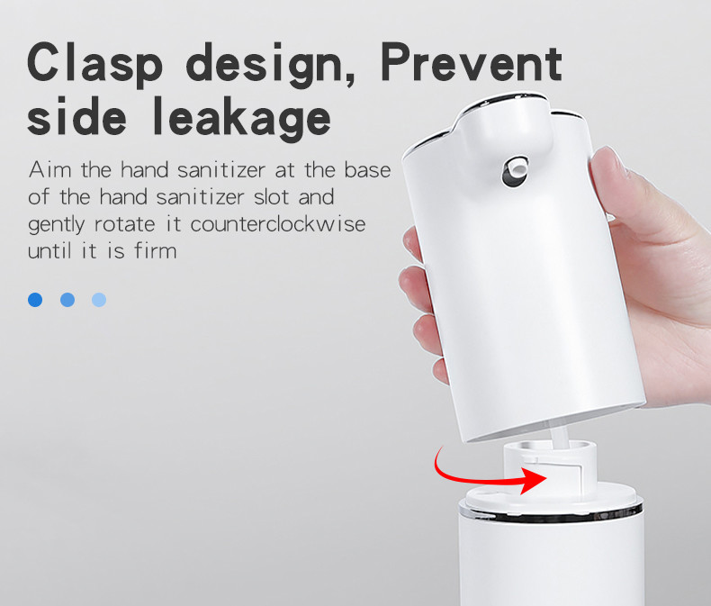 6CM Sensor Foam Soap Dispenser Polypropylene 300ML Countertop