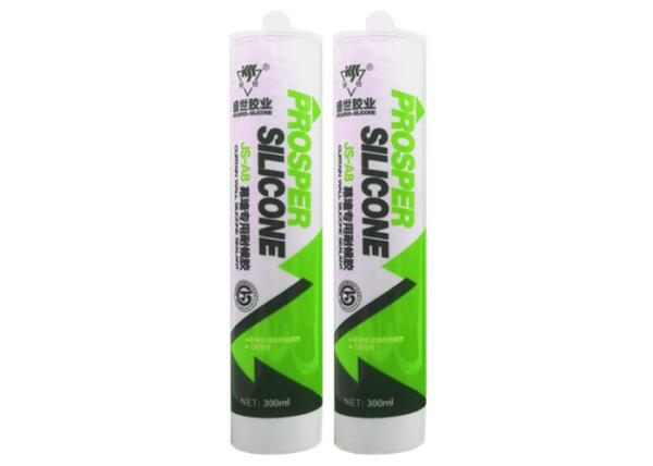 White One Component Silicone Sealant , Exterior Grade Silicone Caulk For Glass