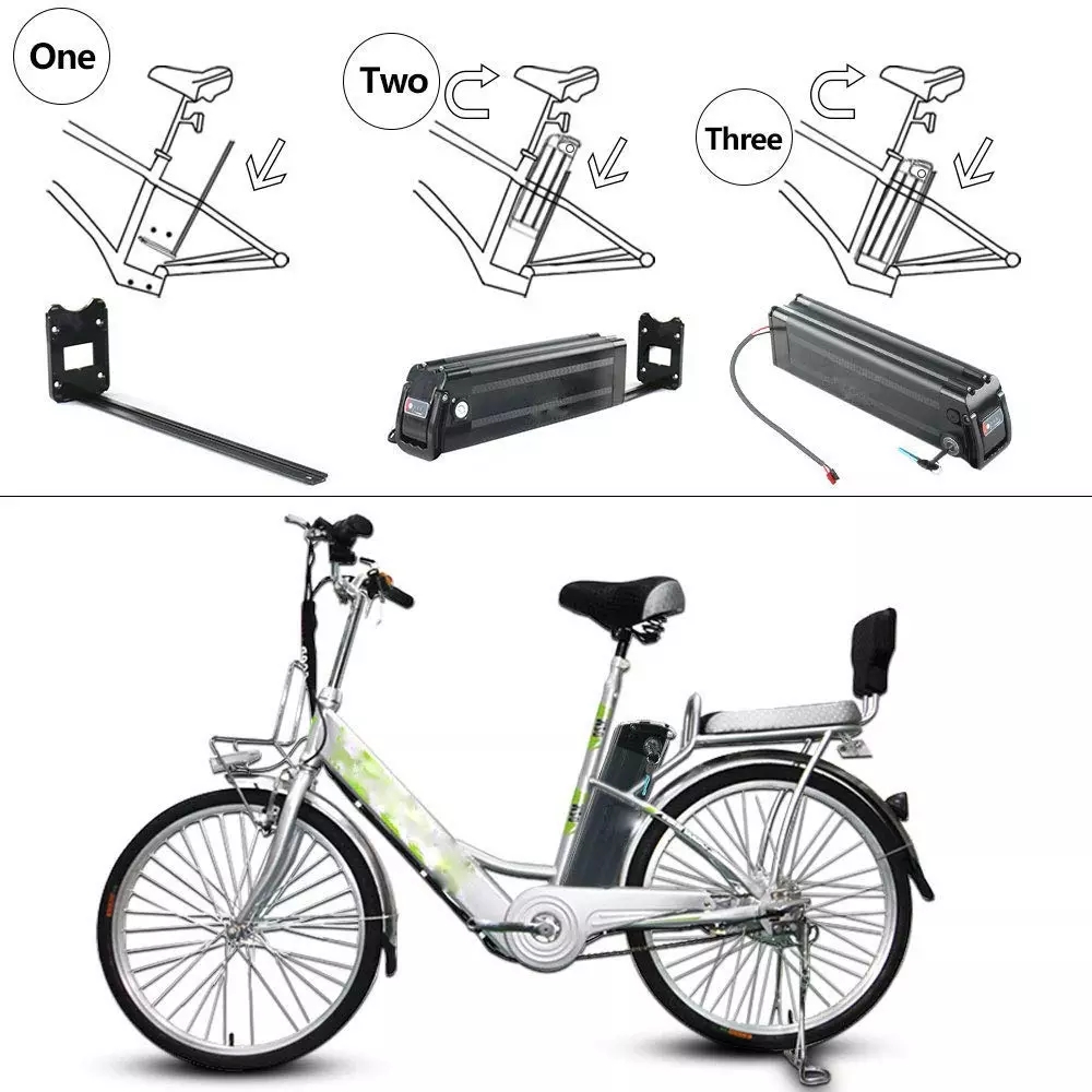 No Memory Effect Electric Bike Lithium Battery For 48V 750W / 1000W Bike Motor
