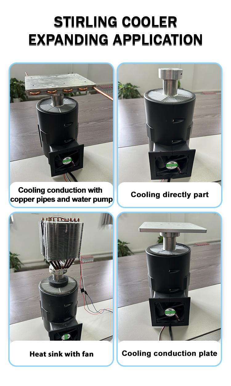120K Ultra Low TEMP Cooler Powered by Stirling Cooling Technology 2.5KG Net Weight