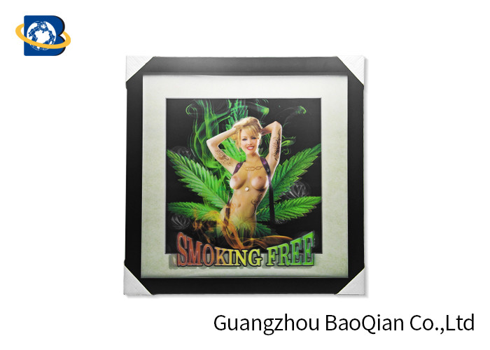 Sexy / Nude Girl 5D 3D Lenticular Printing Pictures For Home Decoration