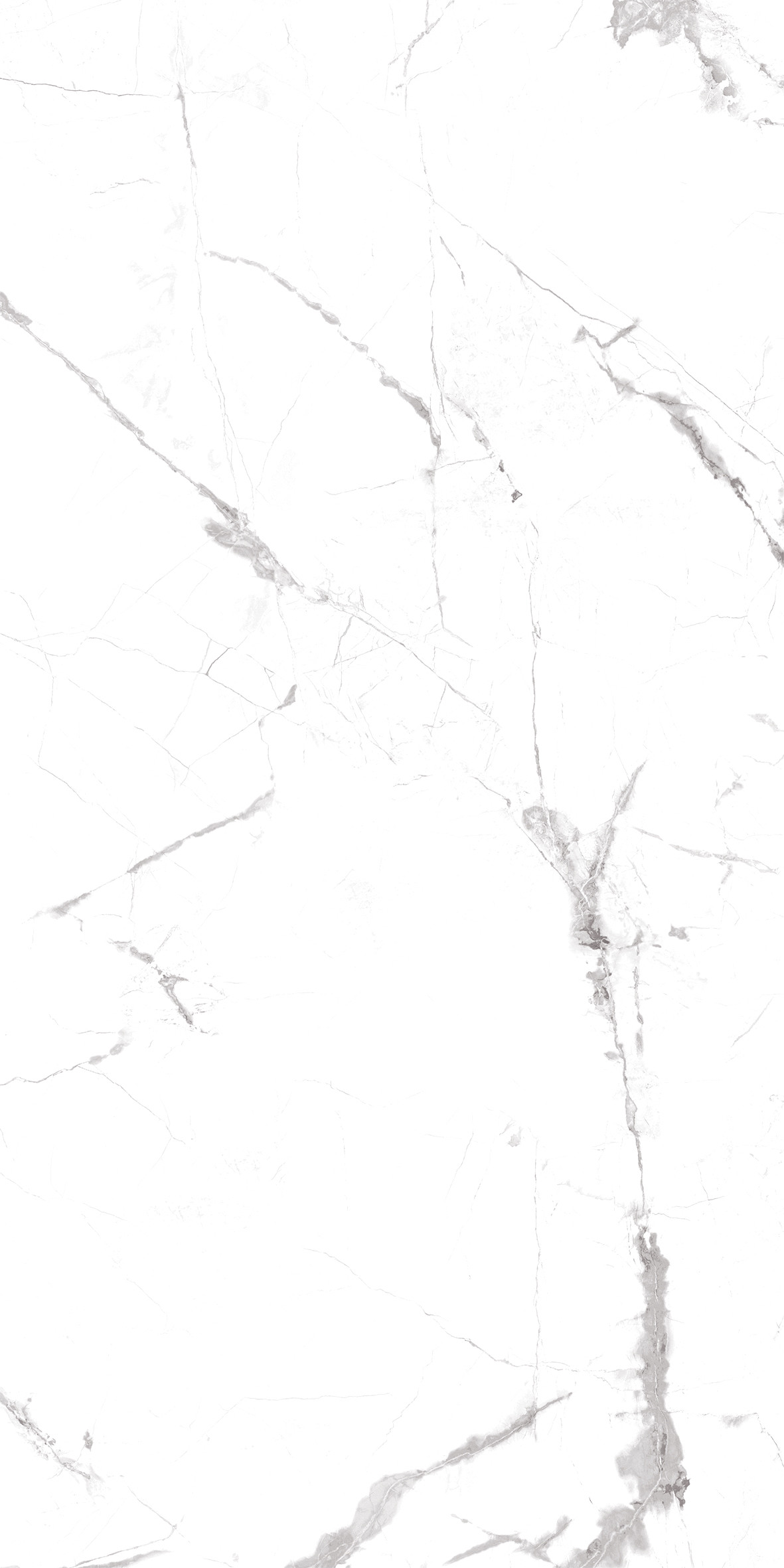 White Carrara Soft Glazed Porcelain Floor Tiles For Project 1200x600mm