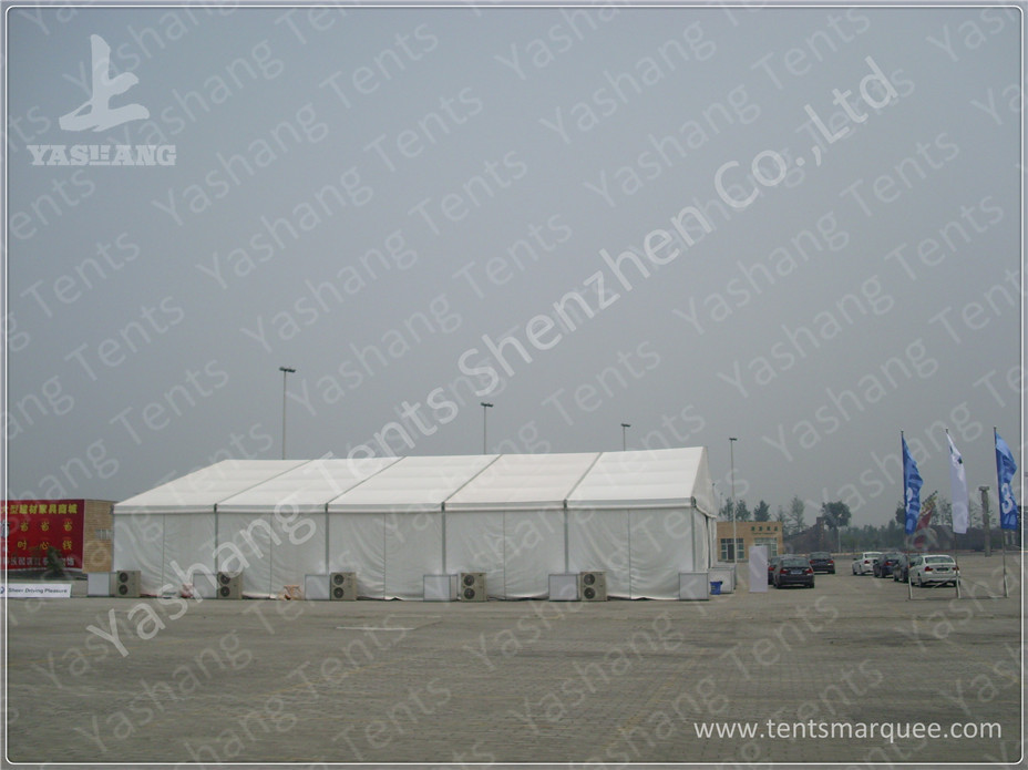 20 X 25 Clear Span Tents Auto Show Commercial Marquee Canopy ISO CE Certification