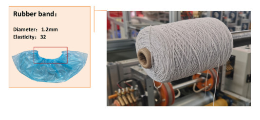 Automatic Dustproof Plastic Shoe Cover Making Machine With No Noise