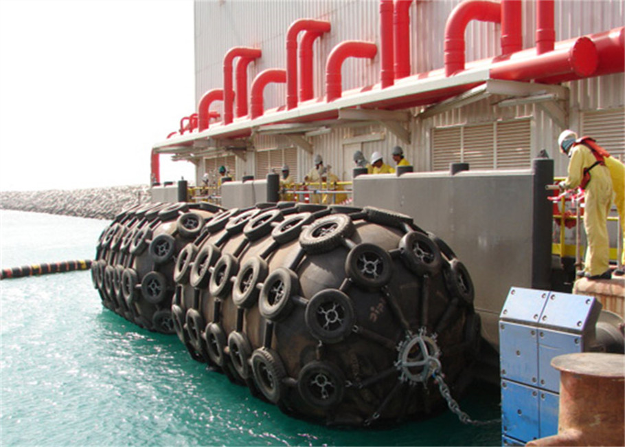 STS STD Ship Pneumatic Rubber Fender Marine Ball Customized Color