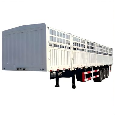 CIMC 3 axle Fence Truck mechanical suspension truck Fence semi trailer