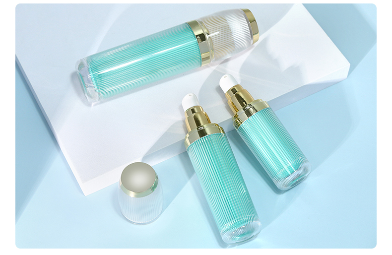 Customized Acrylic Bottles 100g Face Cream Jars Cosmetic With Screen Printing Logo Acceptable