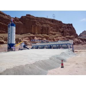 China 50 to 240 m3/h mini cement batching plant ready sicoma mixer mixing mobile concrete batch plant on sale